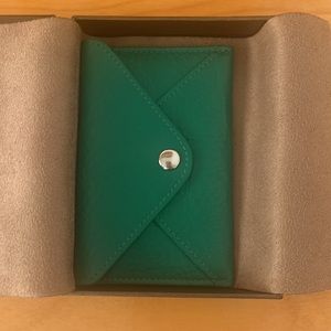 Green Leather Wallet